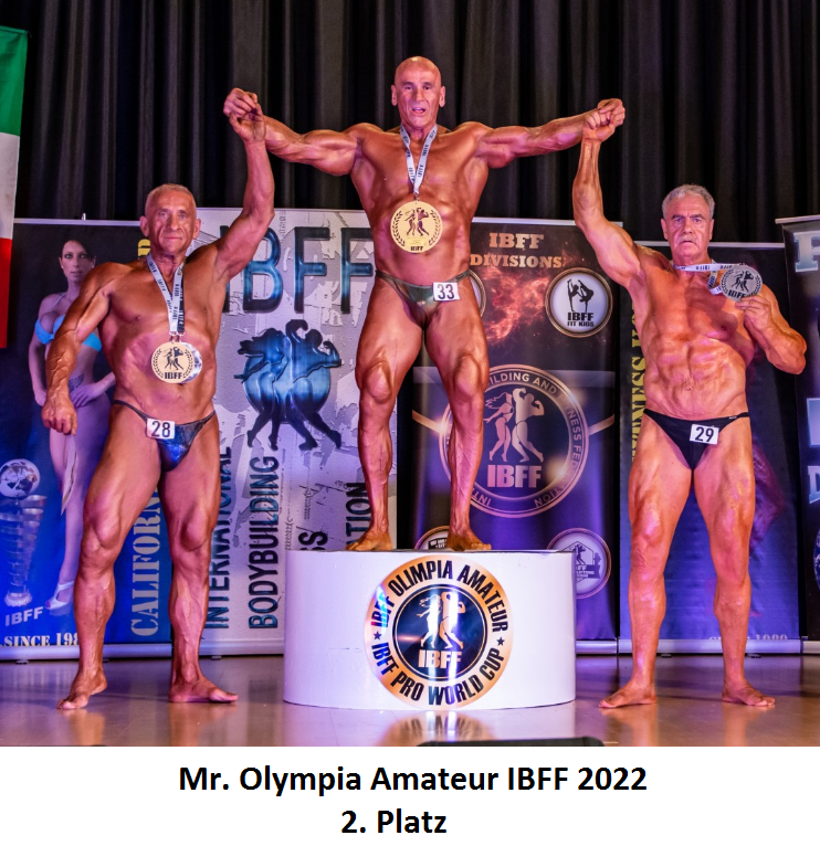 Mr Olympia Amateur IBFF 2022