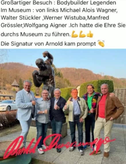 Im Arnold-Schwarzenegger-Museum.